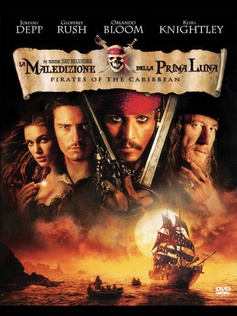 LA MALEDIZIONE DELLA PRIMA LUNA - PIRATI DEI CARAIBI 1 (2003)