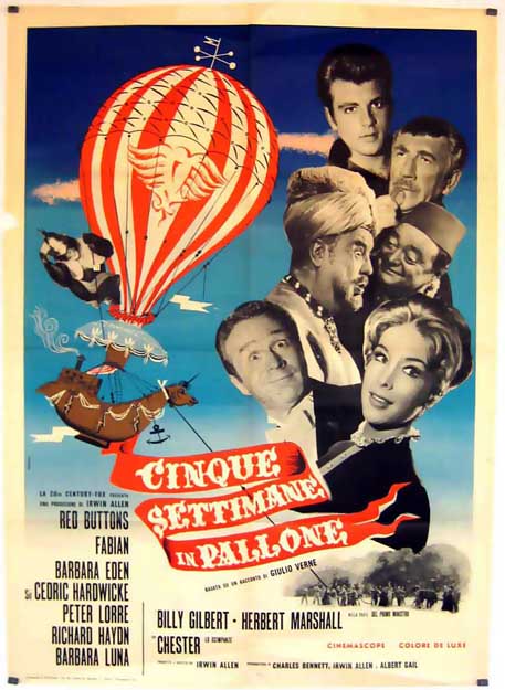 CINQUE SETTIMANE IN PALLONE (1962)