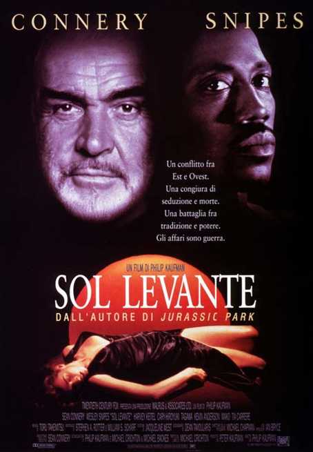 SOL LEVANTE (1993) Blu-ray disc