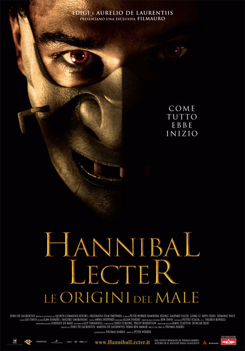 HANNIBAL LECTER LE ORIGINI DEL MALE (2007) (-)