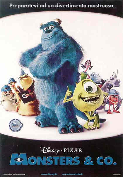 MONSTERS & CO (2001) (pixar) Blu-ray disc