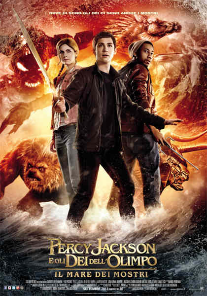 PERCY JACKSON E GLI DEI DELL'OLIMPO - IL MARE DEI MOSTRI (2012) Blu-ray disc 3D