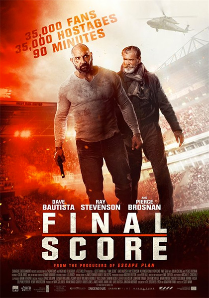 FINAL SCORE (2018) Blu-ray disc